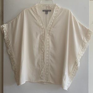 Sheer Ivory Lace Top